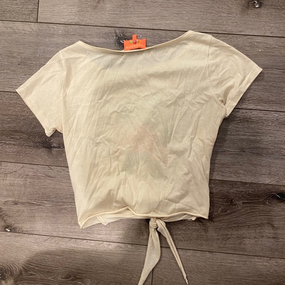 Hamsa Hand crop Top sz: L boho - Picture 2 of 4